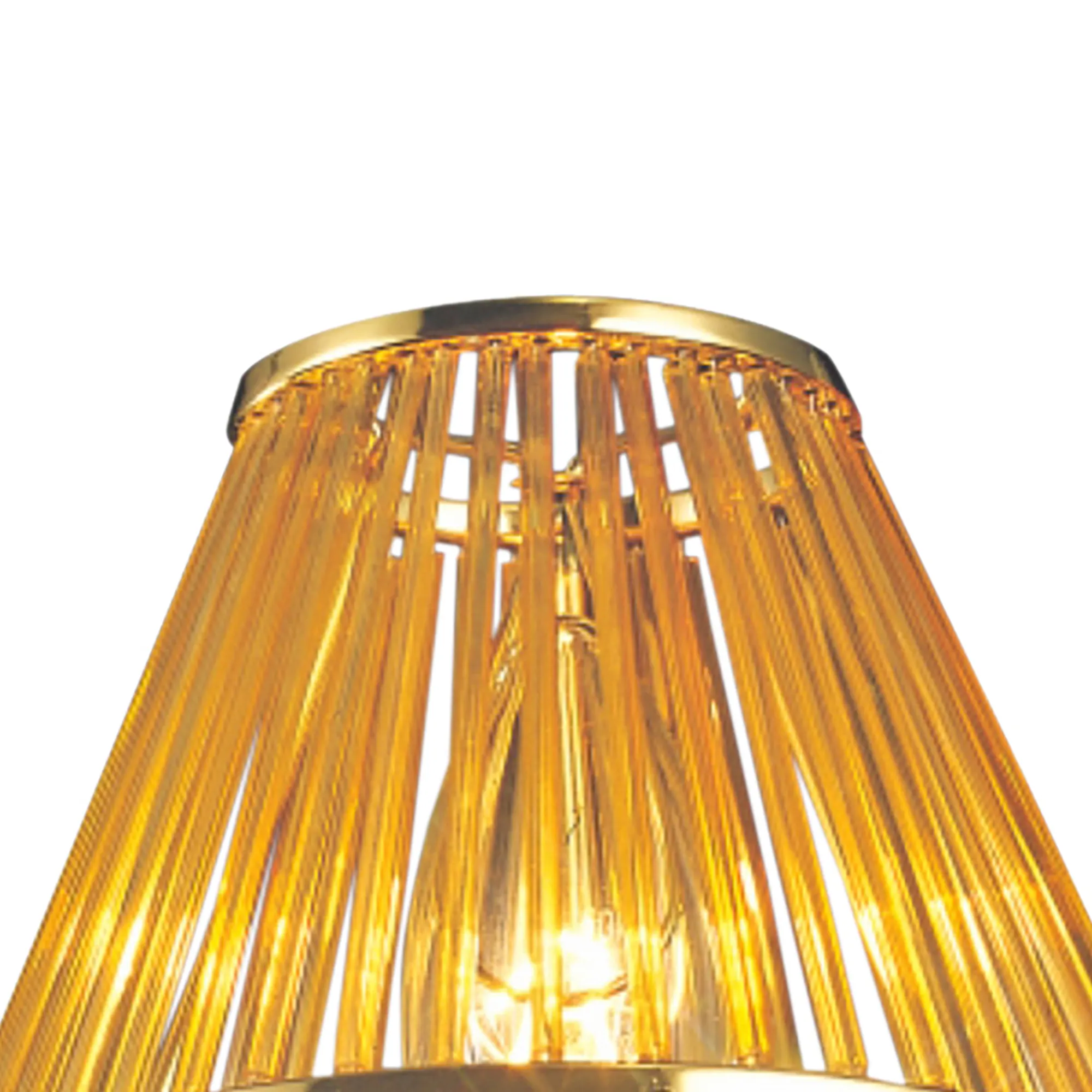 Crystal and Glass Rod Clip-On Shade IL30500  Diyas Crystal Shades